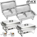 High quality stainless steel 11L chaffing dish with an 2 compartments