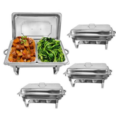 High quality stainless steel 11L chaffing dish with an 2 compartments