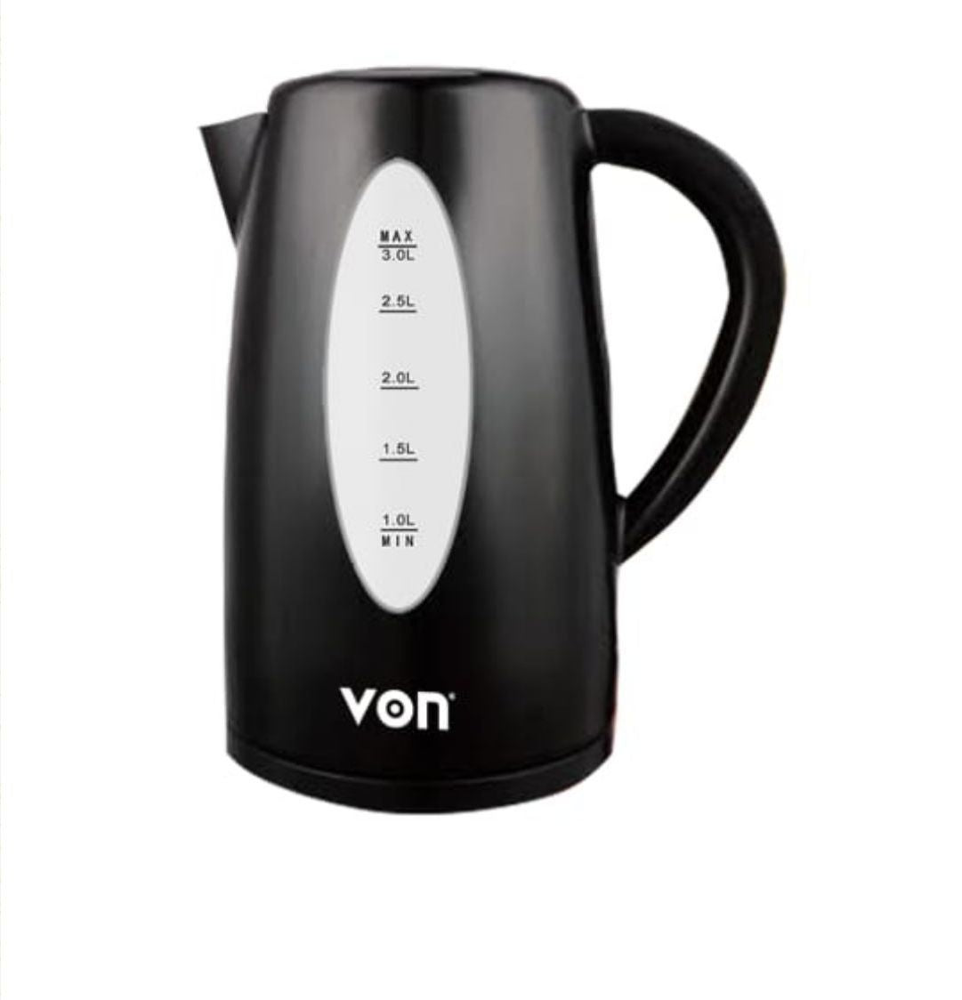VON Electric Kettle - 1.7L Cordless Kettle White