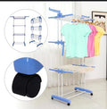 3-Tier Clothes Drying Rack - Foldable Laundry Stand with Wheels (5.11ft Height)