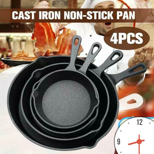 Cast Iron Frying Pan Cooking skillet