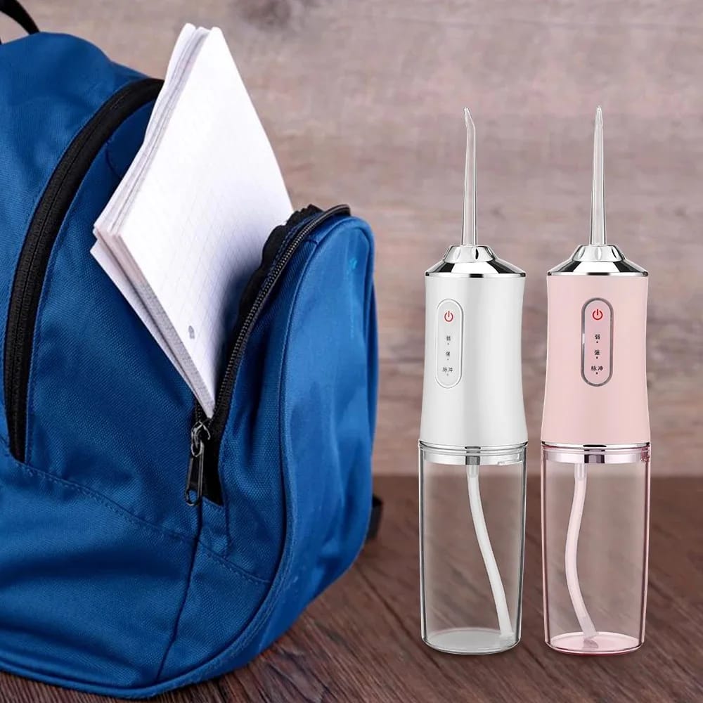 Portable Oral Irrigator Water Flosser - Rechargeable Cordless Dental Water Pick with IPX5 Waterproof