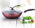 Deep Non-Stick Frying Pan with Lid 34cm