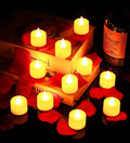24 Pcs LED Tea Light Candles – Flameless Acrylic Pack