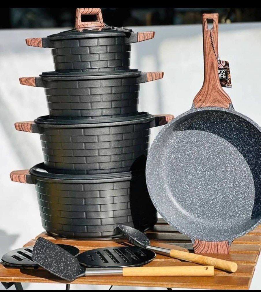 13PCS Granite Coating Kitchen Cookware Set