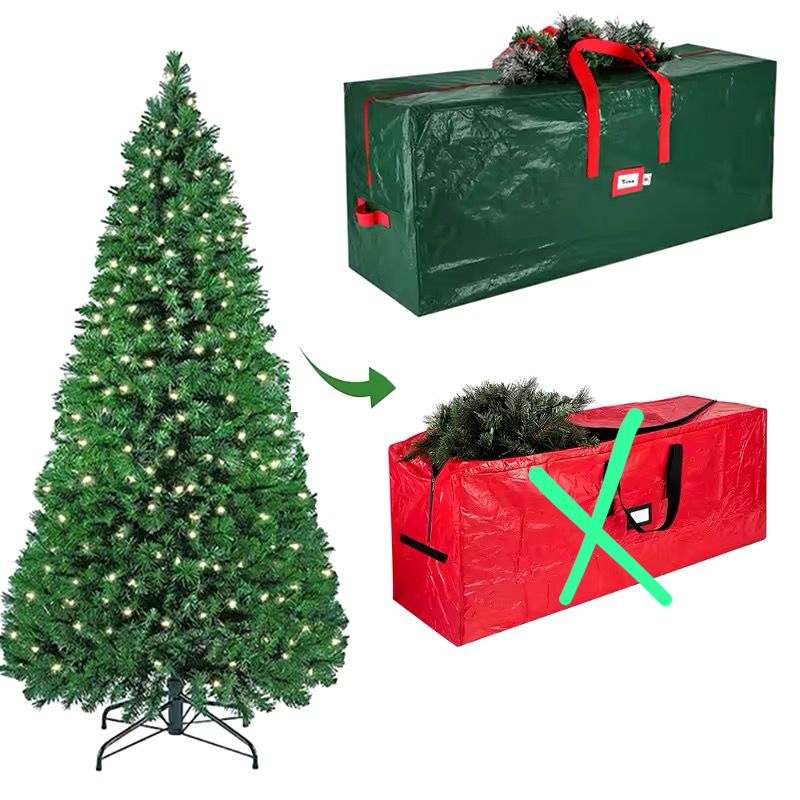 Christmas Tree Storage Bag | Waterproof, Termite & Tear Proof | Green | 7Ft & 10Ft Sizes