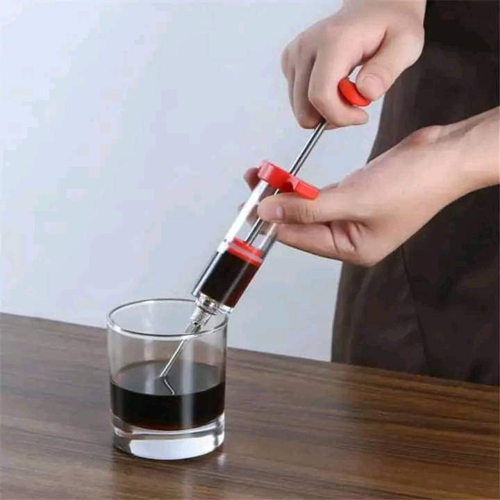 Meat Marinade & Condiment Syringe Injector | Kitchen Grilling Tool