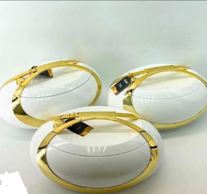 Luxury Hotpot Set 3PCS with Golden Handle – 3L, 4L & 5L