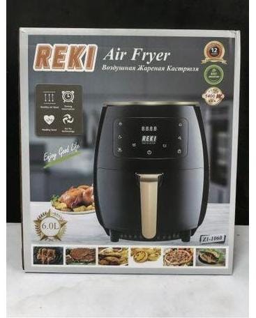 REKI Air Fryer 6.0L - Digital Touch Screen Oil-Free Healthy Cooker