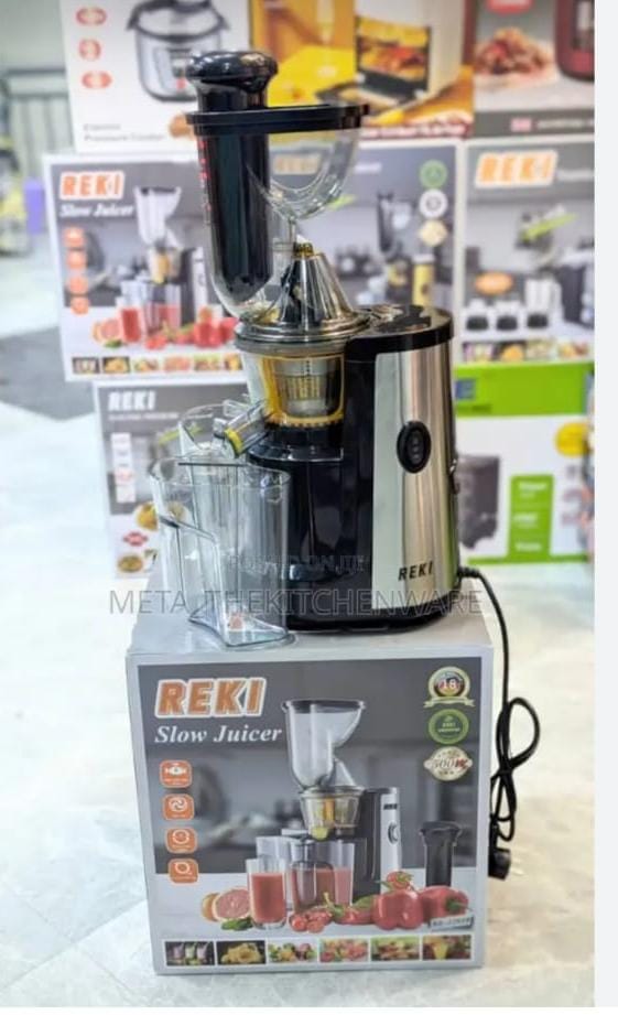 REKI Slow Juicer - Cold Press Masticating Juicer for Fruits & Vegetables