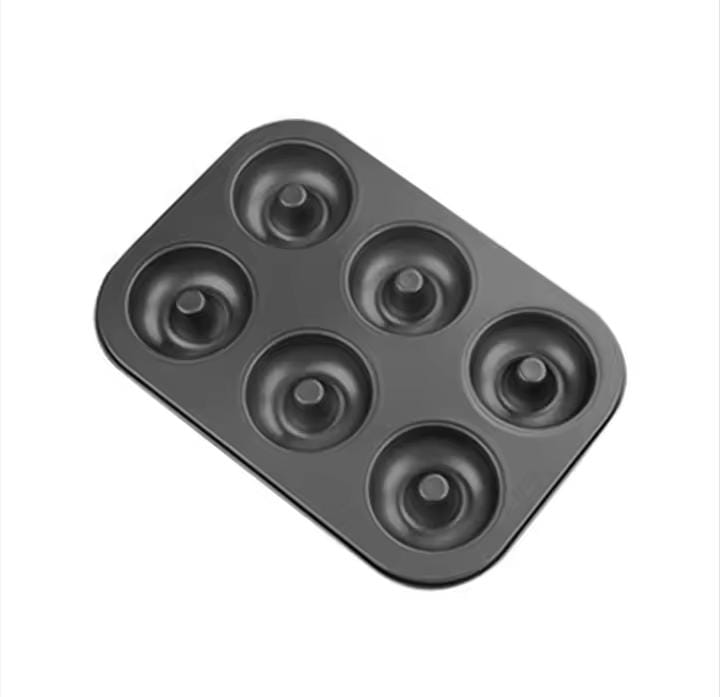 Doughnut Cupcake Tray - Non-Stick Metal Baking Pan for Doughnuts and Cupcakes