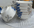 5.5 Inch Ceramic Bowl with Floral Design
