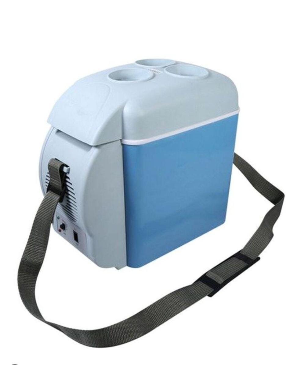 Portable Car Cooler and Warmer - 7.5L Electric Mini Fridge for Travel and Camping