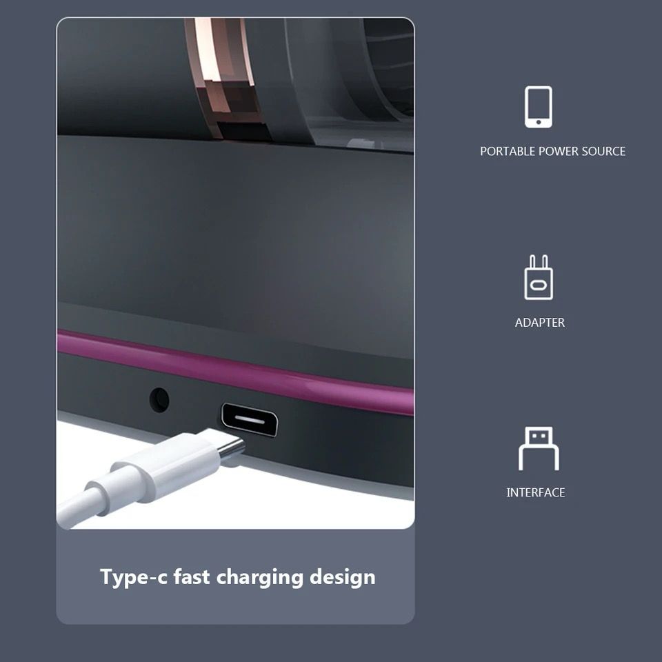 UV Bed Vacuum Cleaner with Mite Removal - Handheld Mattress Cleaner with 99.99% Dust Mite Elimination