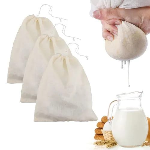 Cheesecloth Kitchen Aid DIY Crafts Kit 60x70cm - Reusable Cotton Muslin Cloth for Straining Cooking Baking