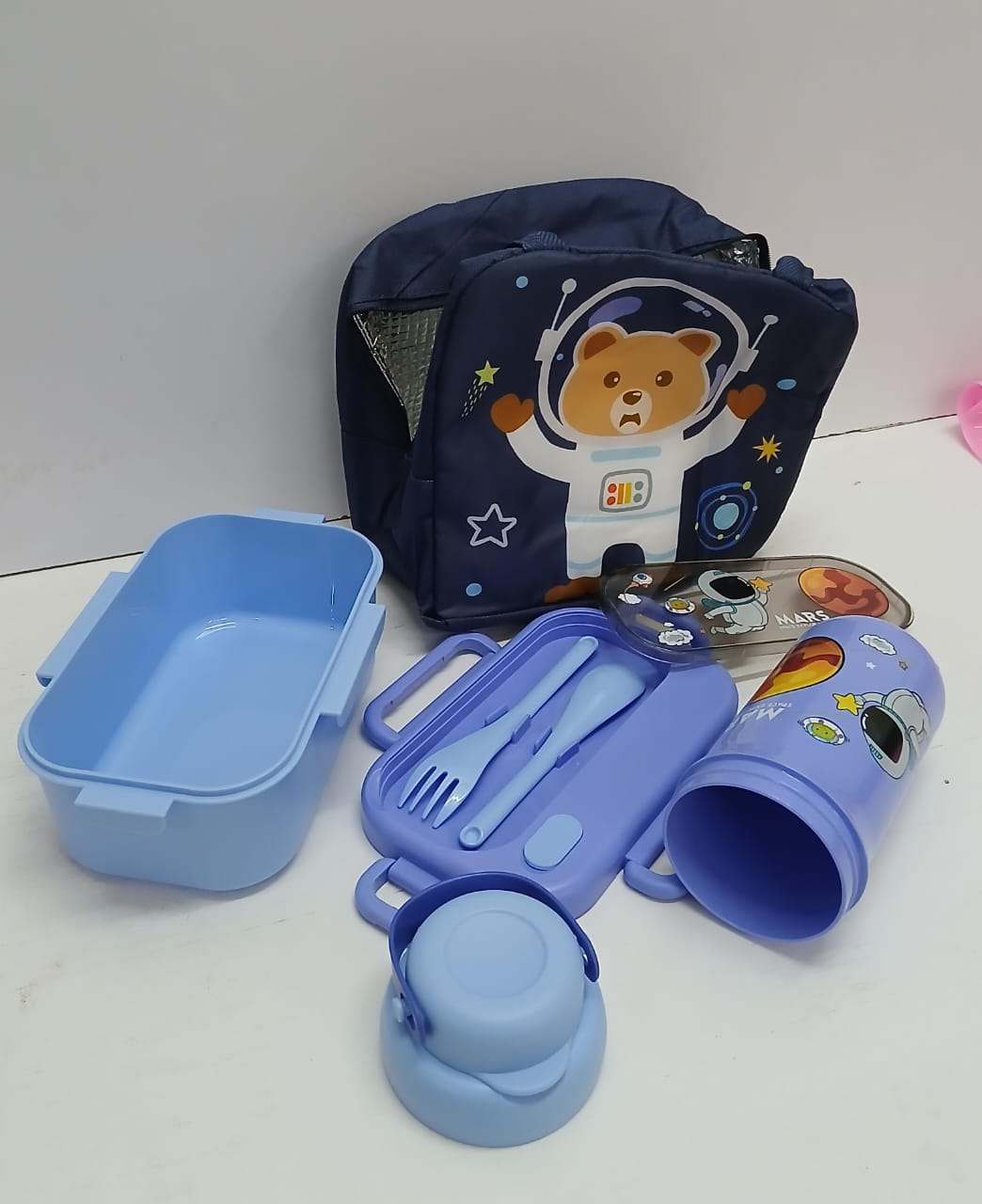 Kids Lunch Set with Insulated Bag - Character Design