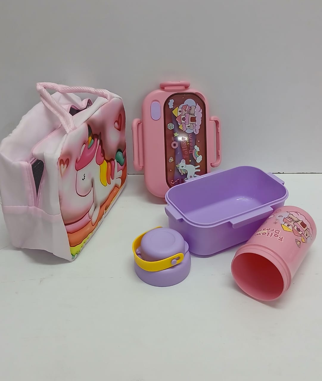 Kids Lunch Set with Insulated Bag - Character Design