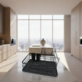 Rashnik Dish Rack - 2-Tier Kitchen Organizer with Drip Tray