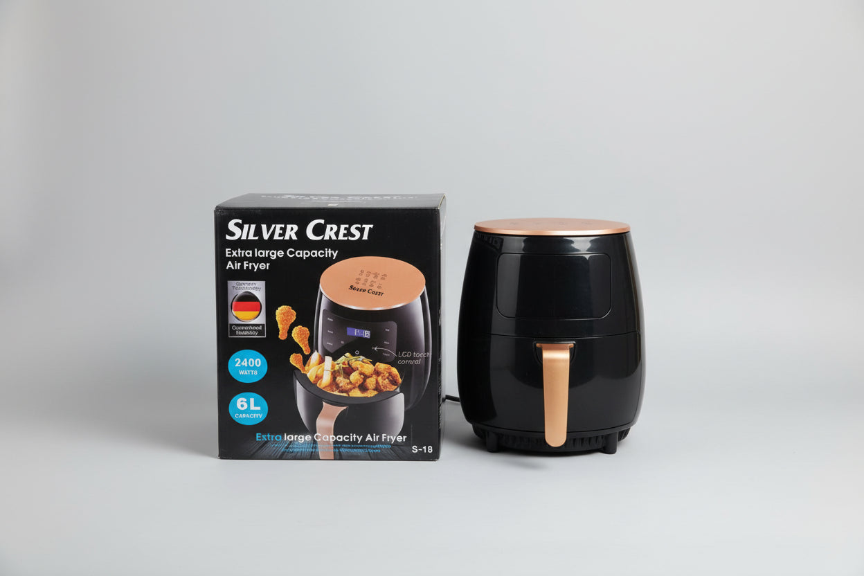 Silver Crest 6L Extra Large Capacity Air Fryer S-18 - 2400W with LCD Touch Control