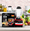 Silver Crest Commercial Blender 4500W - Professional Heavy Duty with 3-Pin Plug