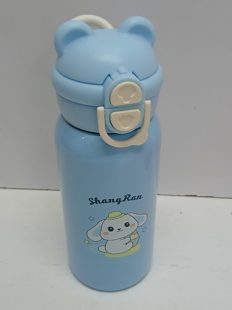 500ml Insulated Water Bottle with Straw - Cute Character Design