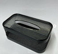Black Mesh Serviette Holder with Acrylic Lid