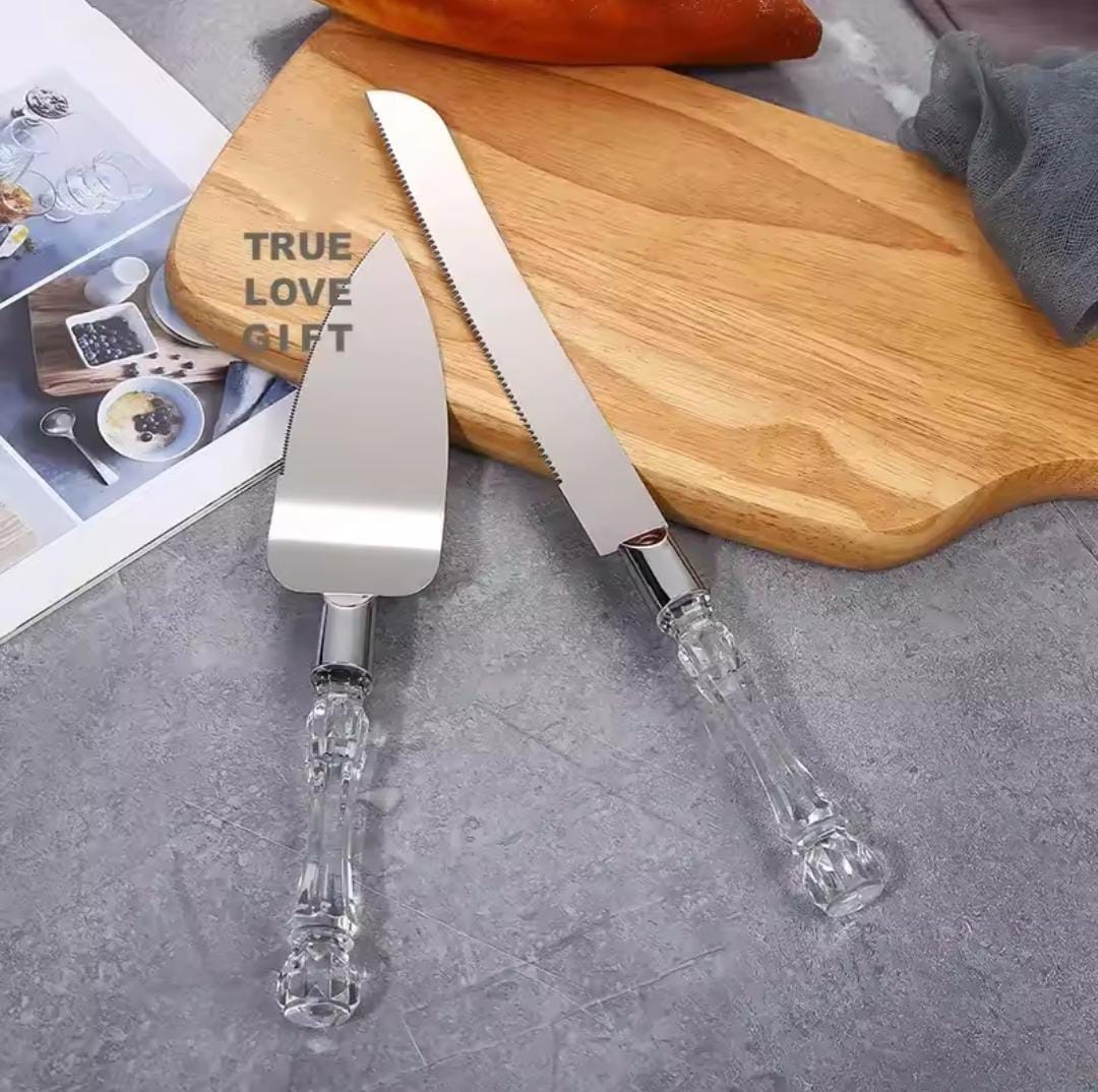 Stainless Steel Cake Cutter and Pie Spatula Set