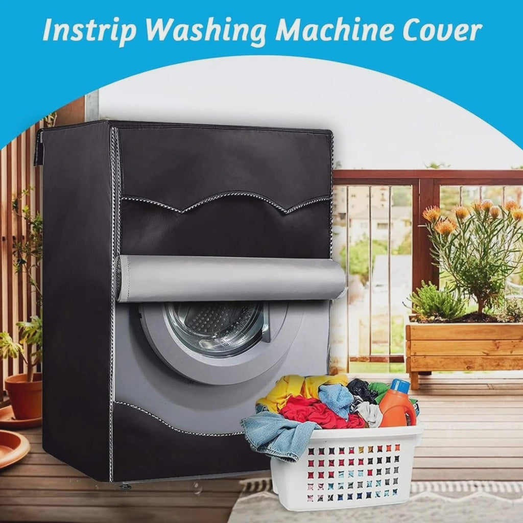 Front Load Washing Machine Cover - Waterproof Sunproof Dust Cover 85x65x60cm