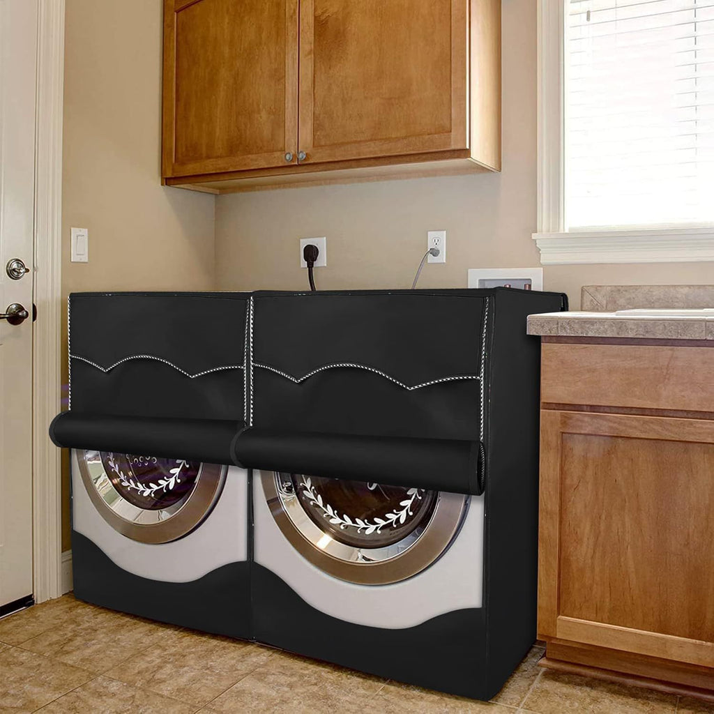 Front Load Washing Machine Cover - Waterproof Sunproof Dust Cover 85x65x60cm