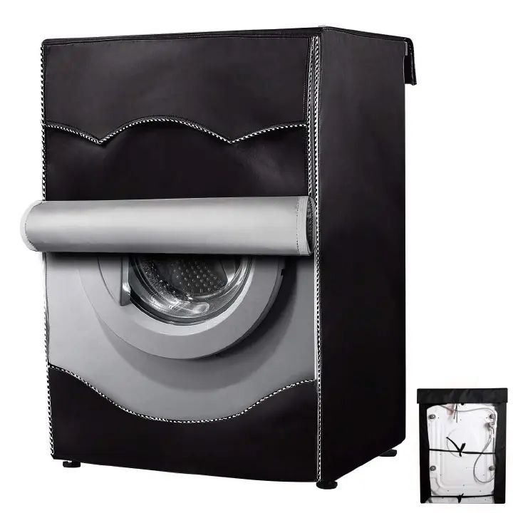 Front Load Washing Machine Cover - Waterproof Sunproof Dust Cover 85x65x60cm