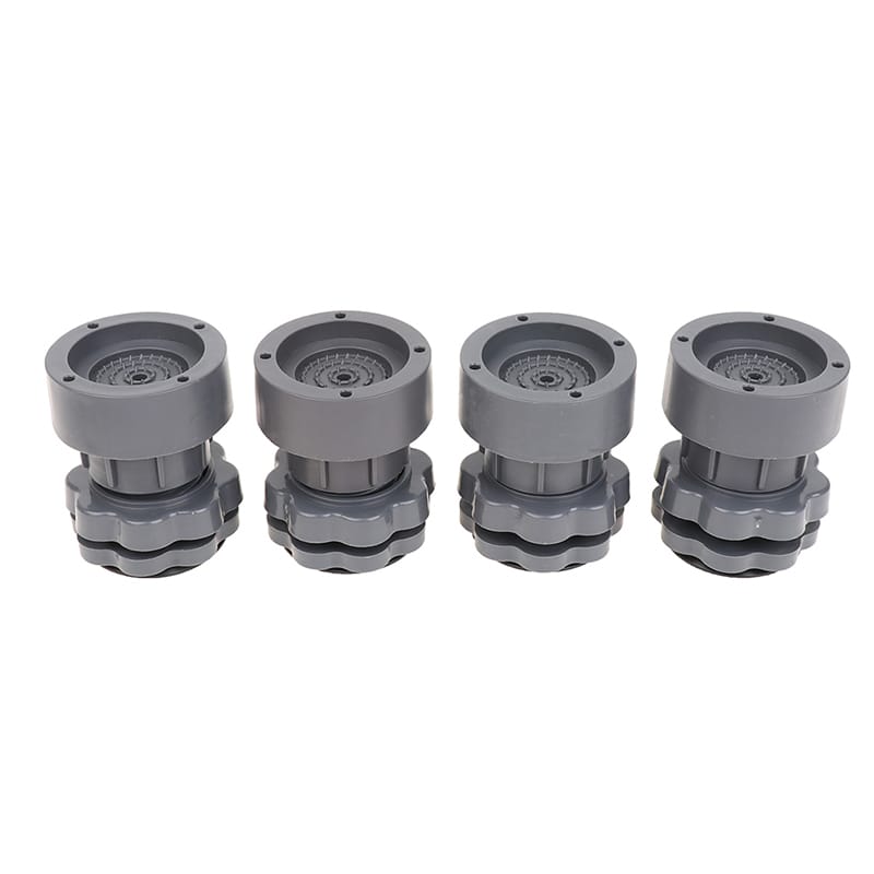 4Pcs Heavy Duty Adjustable Anti-Vibration Pads - Non-Slip Feet for Washing Machine, Refrigerator, Furniture