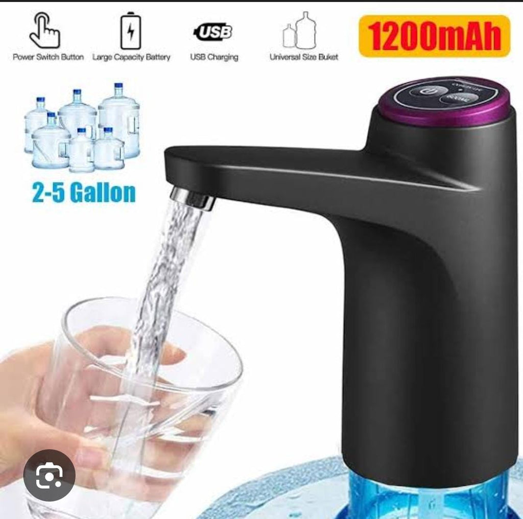 Touch Intelligent Electric Water Dispenser - Rechargeable USB Water Pump for 2-5 Gallon Bottles