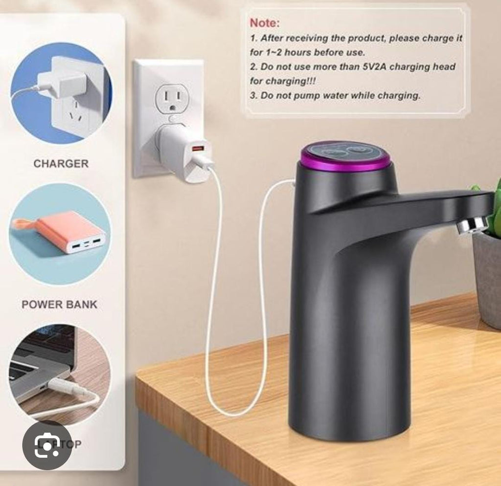 Touch Intelligent Electric Water Dispenser - Rechargeable USB Water Pump for 2-5 Gallon Bottles