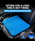 Egg Sitter Gel Support Cushion - Pressure Relief Seat Cushion with Washable Cover 41x35cm