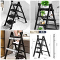 Premium Folding Step Ladder - Heavy Duty 330kg Capacity (3/4/5 Steps)
