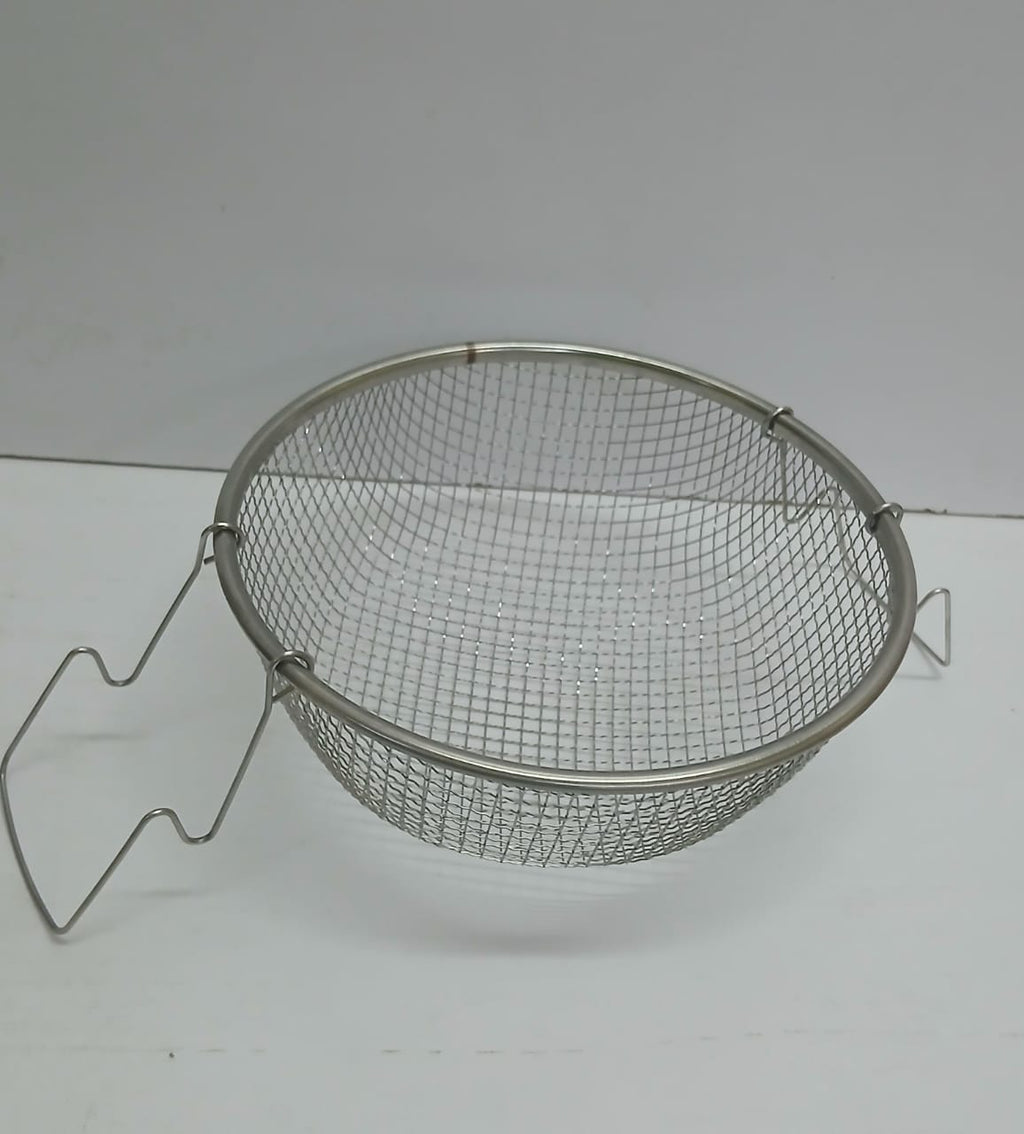Stainless Steel Deep Frying Basket Sieve - Round
