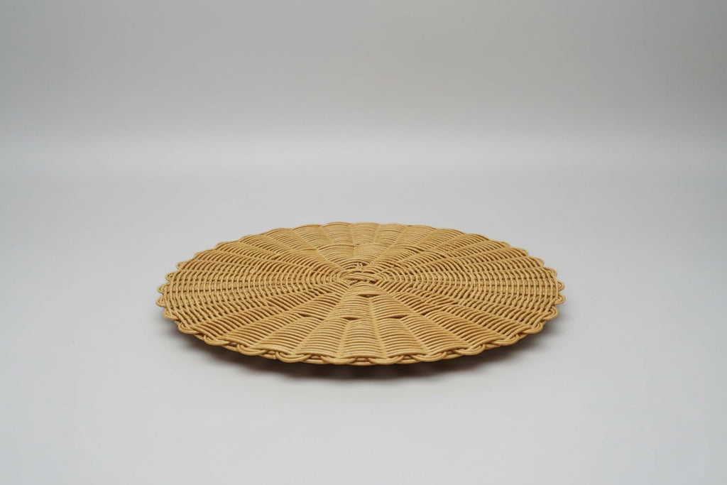 Handmade Rattan Woven Table Mats – Set of 6 | Water Resistant & Oil Proof