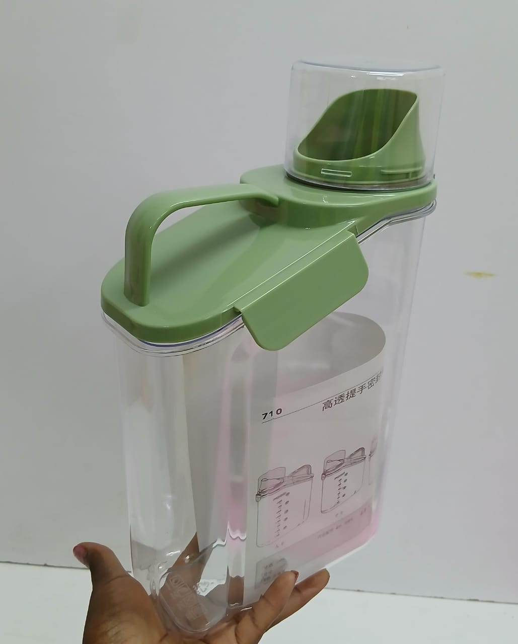 Acrylic Airtight Cereal Storage Container 2500ml
