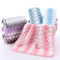 Striped Cotton Hand & Face Towel — Multiple Colours