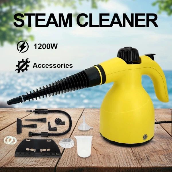 220V Handheld High-Pressure Steam Cleaner – 1200W with Accessories