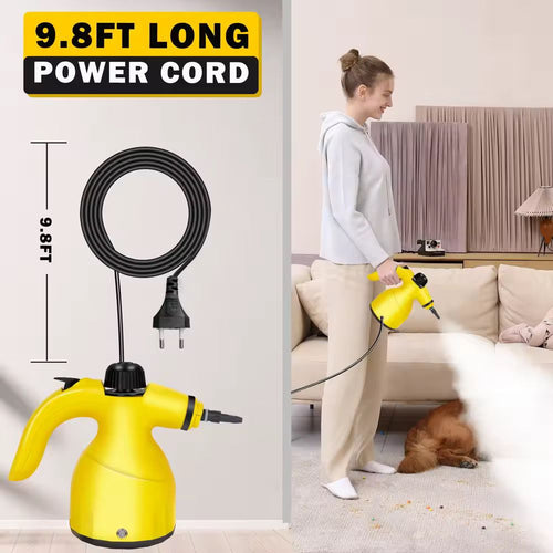 220V Handheld High-Pressure Steam Cleaner – 1200W with Accessories