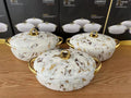 Nordic Insulated Hotpot – Marble Effect (Forever Gold)