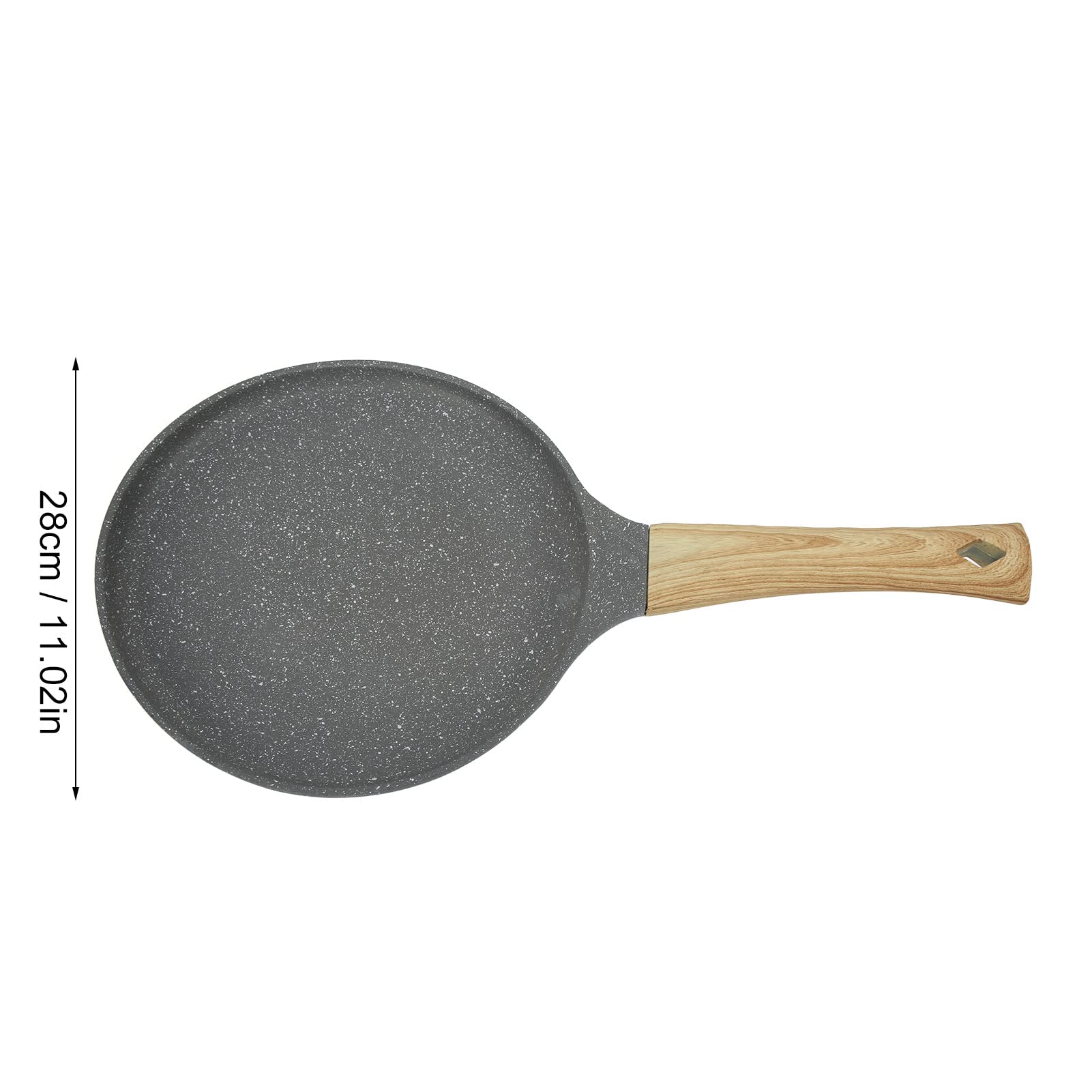 28cm Granite Non-Stick Chapati Pan – Gas & Induction Compatible