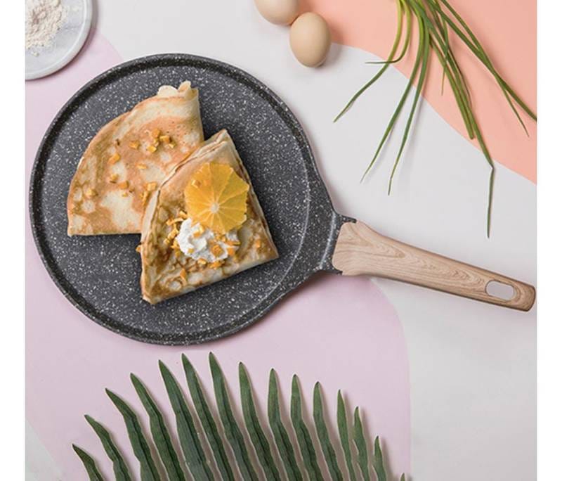 28cm Granite Non-Stick Chapati Pan – Gas & Induction Compatible