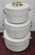 Forever Gold Quilted Insulated Hotpot Set – 3 Piece (1L, 2.5L & 4L)
