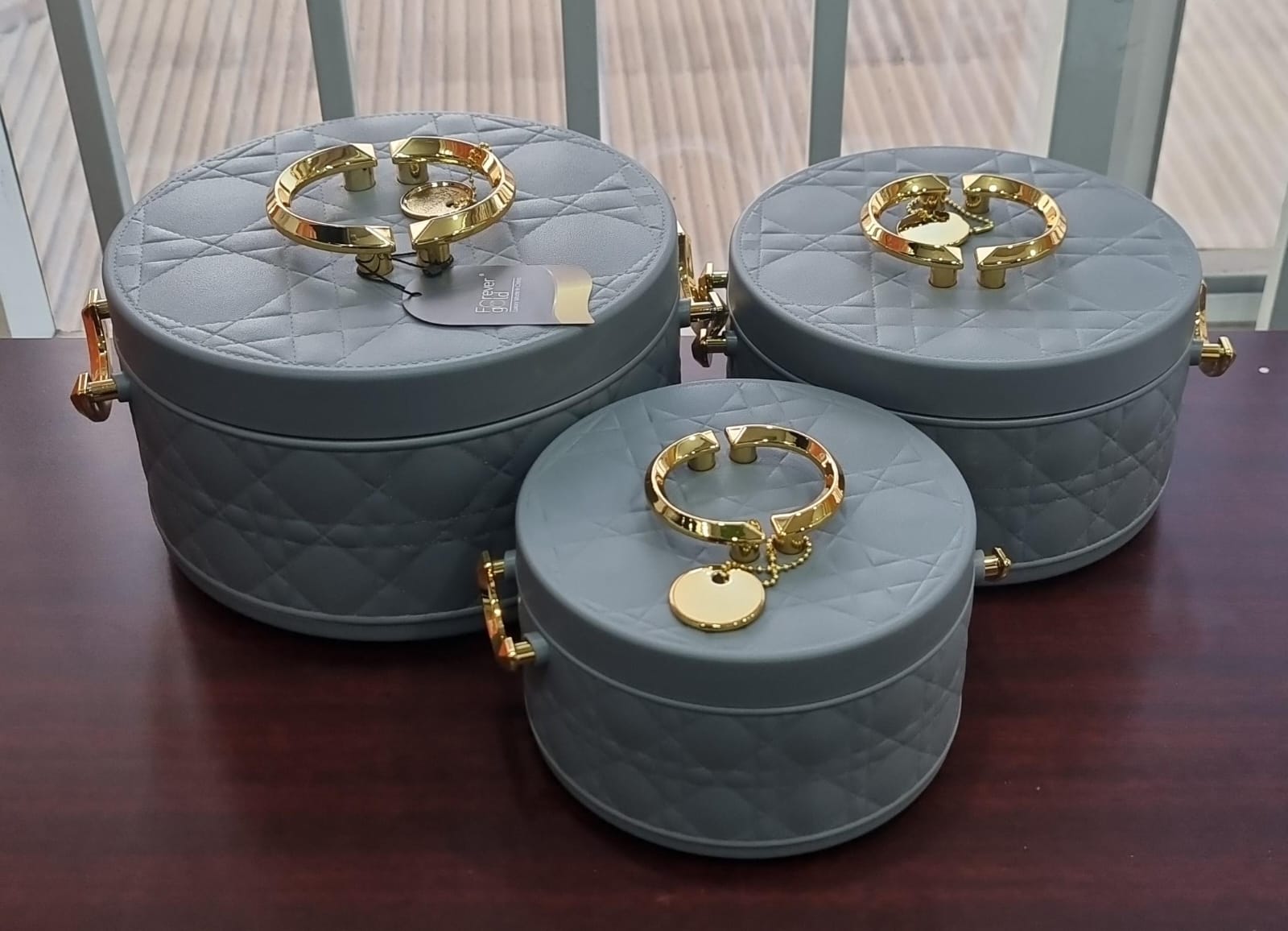 Forever Gold Quilted Insulated Hotpot Set – 3 Piece (1L, 2.5L & 4L)