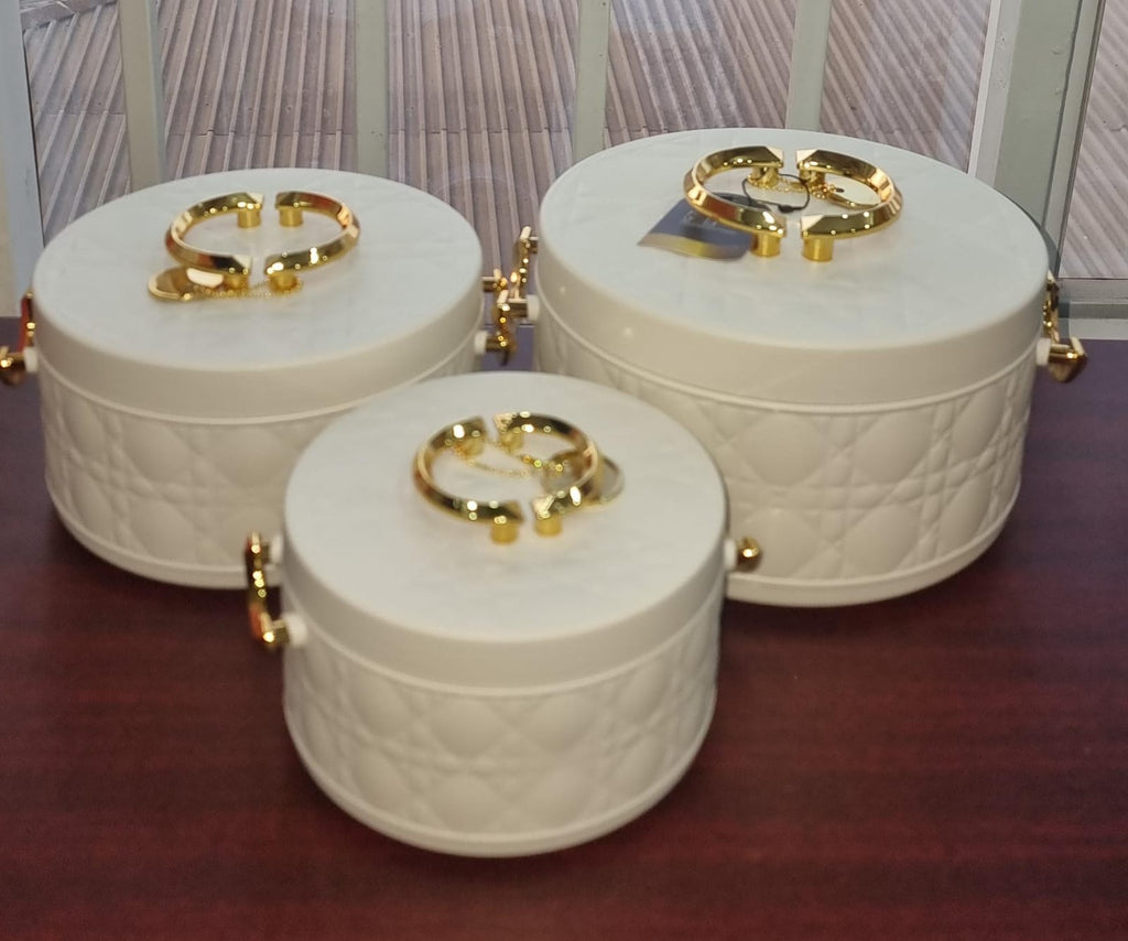 Forever Gold Quilted Insulated Hotpot Set – 3 Piece (1L, 2.5L & 4L)