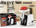 Sokany SK-312 Electric Meat Grinder – 2500W Power