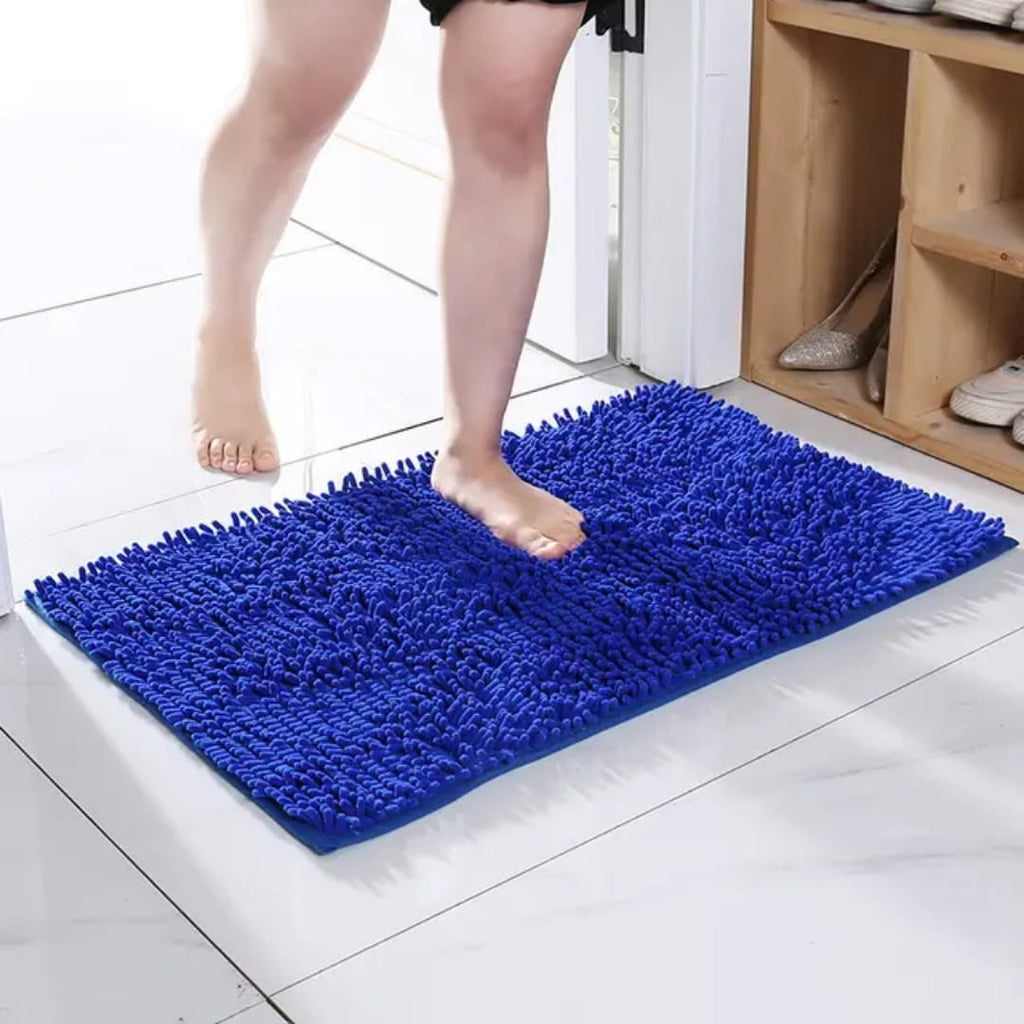 Finger Chenille Door Mat – Soft, Absorbent & Non-Slip | 50x80cm | Multiple Colours