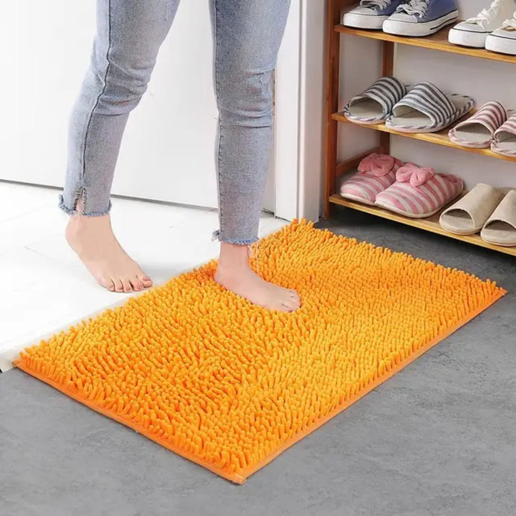 Finger Chenille Door Mat – Soft, Absorbent & Non-Slip | 50x80cm | Multiple Colours
